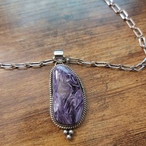 Elgin Tom Sterling Stamped Native American Pendant